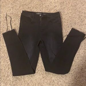 American Eagle Black Lace Up Jegging